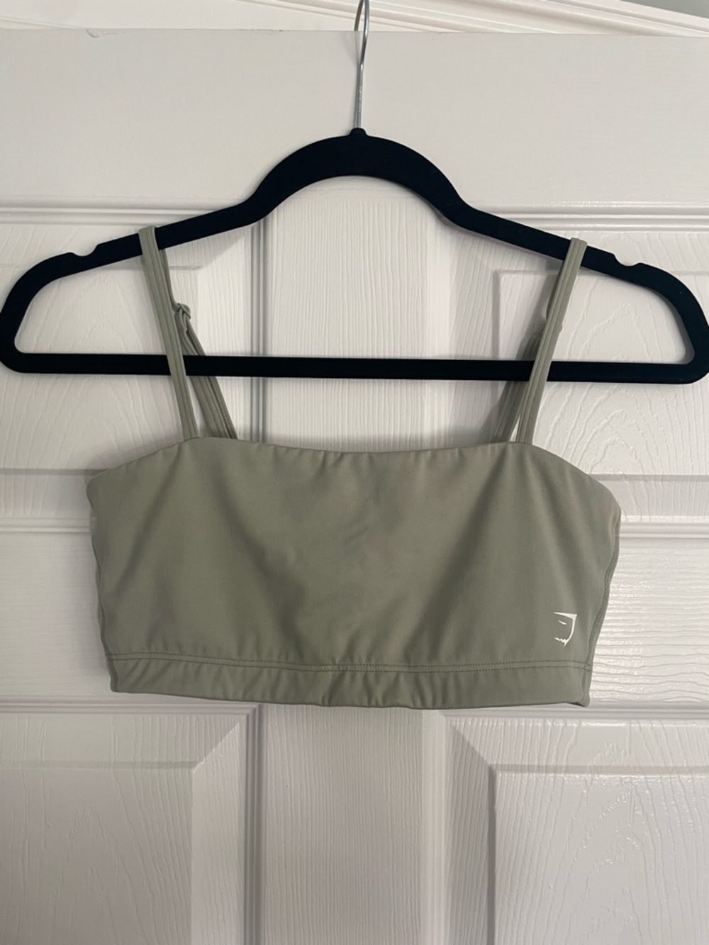 Gymshark Sage Green Strappy Sports Bra